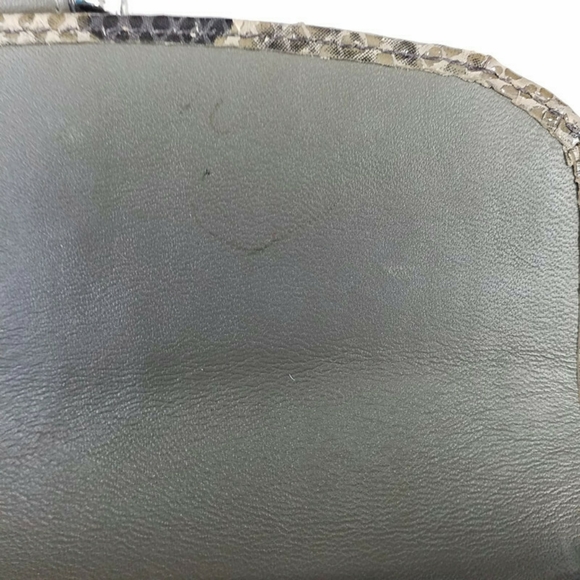 Coach SoHo Continental Exotic Black Embossed Python Print Leather Trifold Wallet - Picture 15 of 15